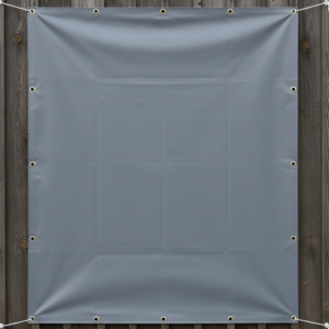 3' X 4'  Heavy Duty PVC Coated Vinyl Tarp -  Rectangular