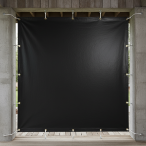 3' X 3'  Heavy Duty PVC Coated Vinyl Tarp - Square