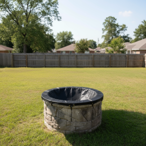 3' Dia Heavy Duty PVC Coated Vinyl Tarp -  Round