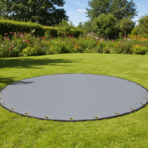 2' Dia Heavy Duty PVC Coated Vinyl Tarp -  Round