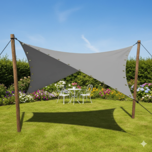 Heavy Duty PVC Coated Vinyal -Triangle Tarp2